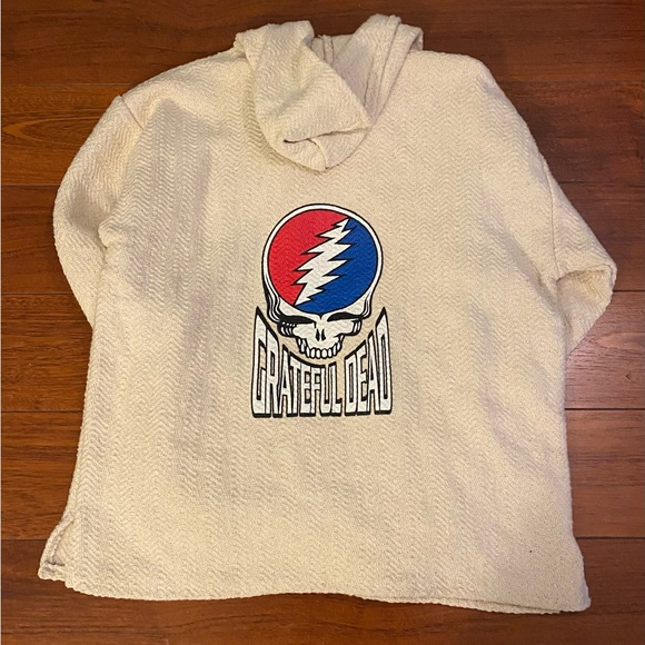 Shirts Grateful Dead Steal Your Face Natural Baja Hoodie Poshmark